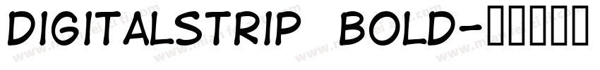 DigitalStrip  Bold字体转换